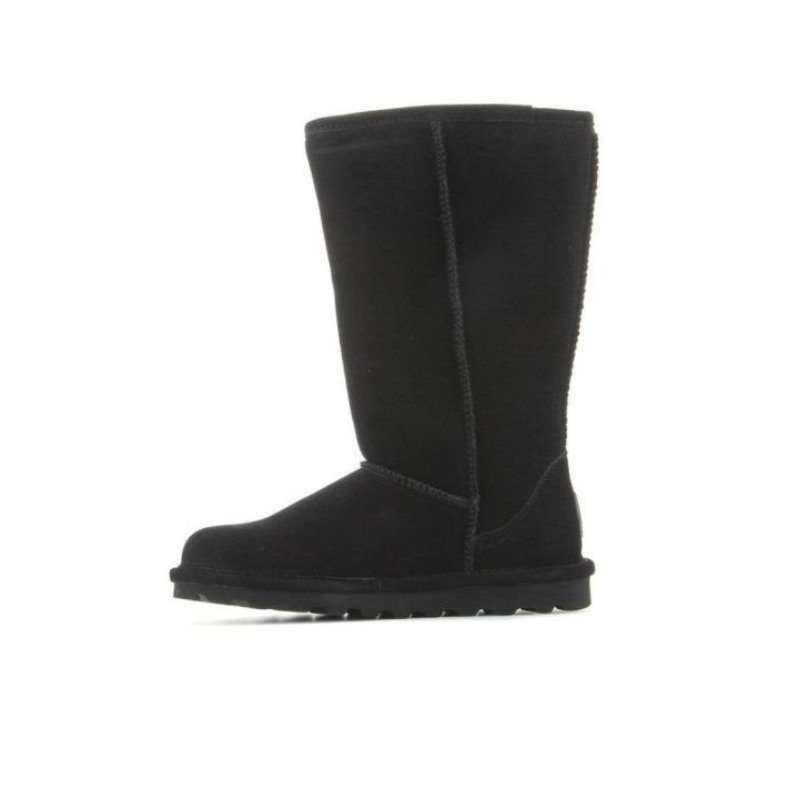 Vaikiški aukšti žieminiai batai Bearpaw Elle Tall, juodi