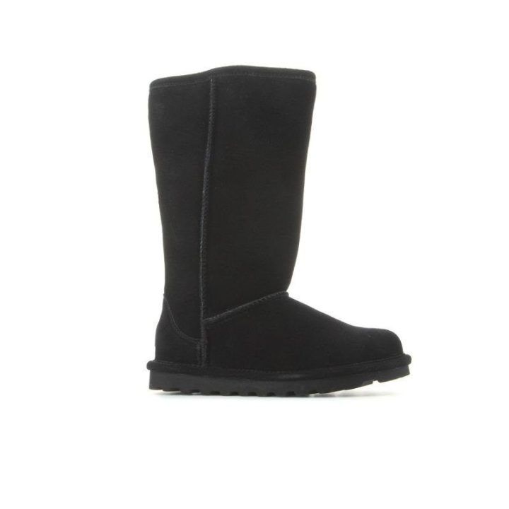 Vaikiški aukšti žieminiai batai Bearpaw Elle Tall, juodi