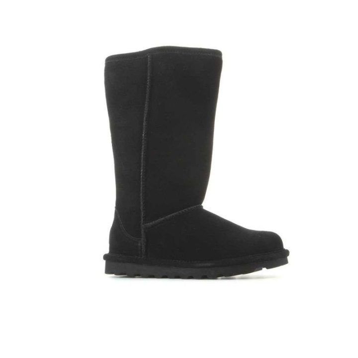 Vaikiški aukšti žieminiai batai Bearpaw Elle Tall, juodi