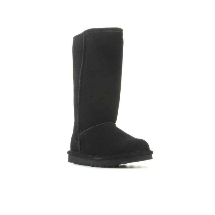 Vaikiški aukšti žieminiai batai Bearpaw Elle Tall, juodi