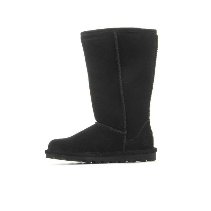 Vaikiški aukšti žieminiai batai Bearpaw Elle Tall, juodi