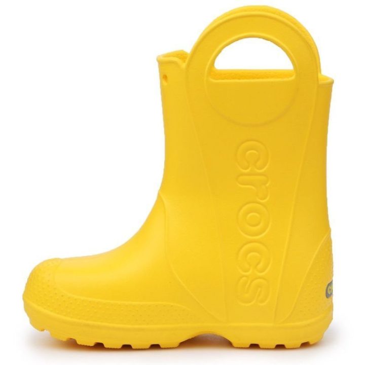 Vaikiški guminiai batai Crocs Handle It, geltoni