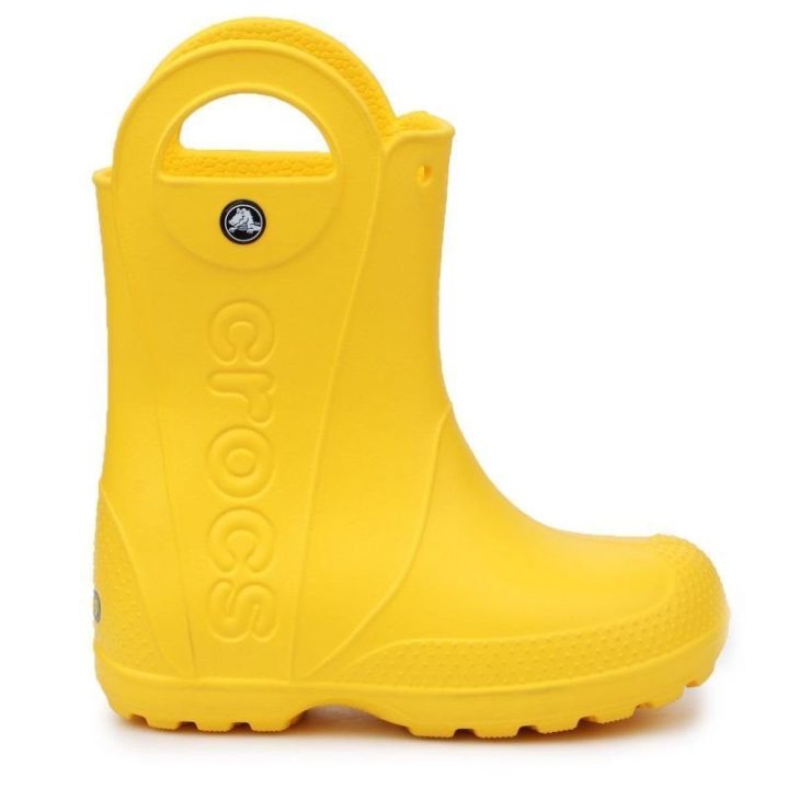 Vaikiški guminiai batai Crocs Handle It, geltoni