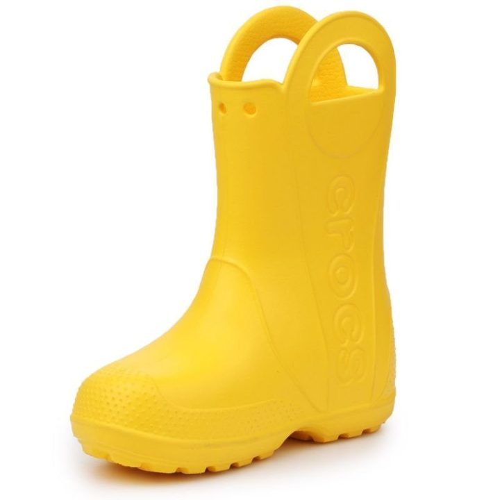 Vaikiški guminiai batai Crocs Handle It, geltoni