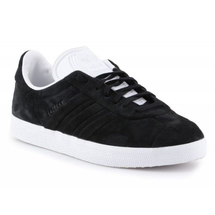 Vyriški zomšiniai sportbačiai adidas Gazelle Stitch, juodi