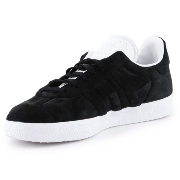 Vyriški zomšiniai sportbačiai adidas Gazelle Stitch, juodi