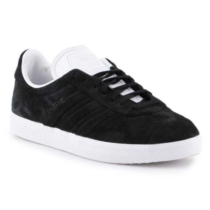 Vyriški zomšiniai sportbačiai adidas Gazelle Stitch, juodi