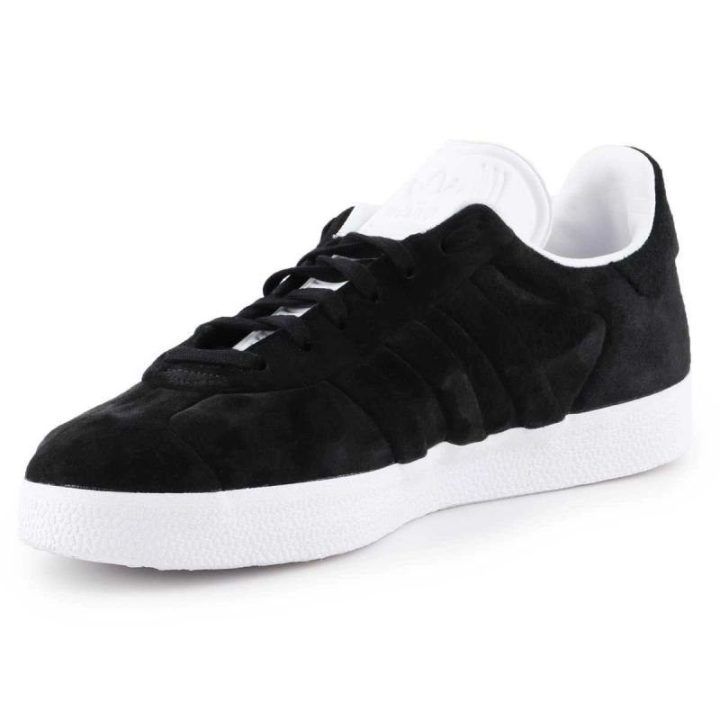 Vyriški zomšiniai sportbačiai adidas Gazelle Stitch, juodi