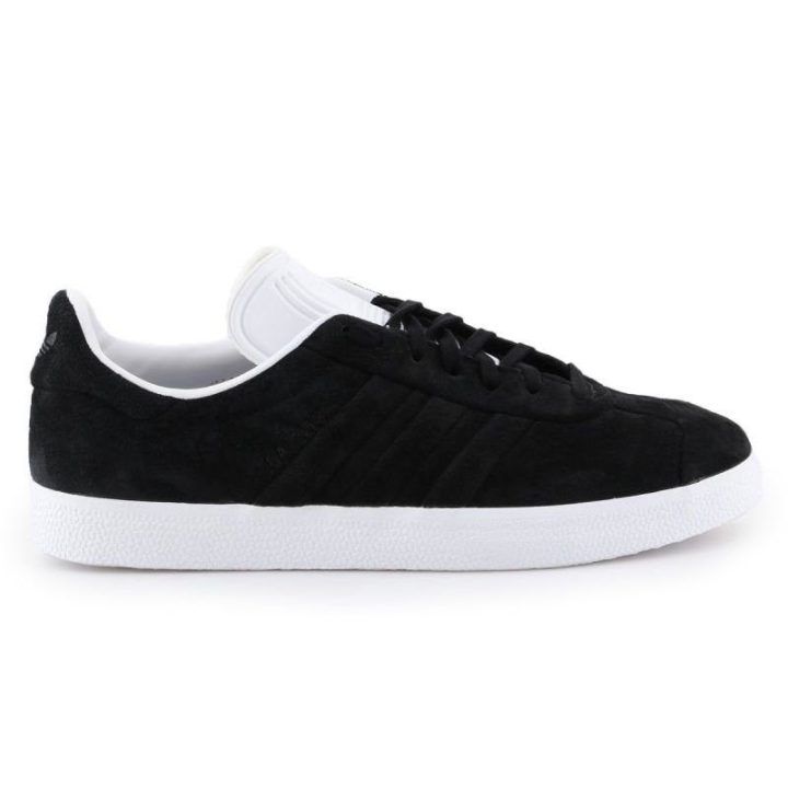 Vyriški zomšiniai sportbačiai adidas Gazelle Stitch, juodi