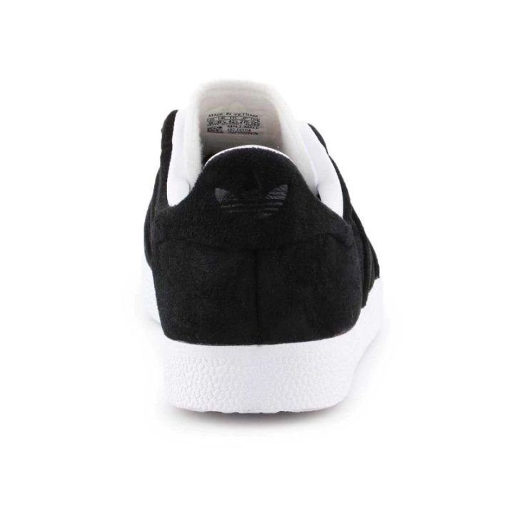 Vyriški zomšiniai sportbačiai adidas Gazelle Stitch, juodi
