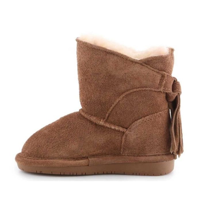 Vaikiški odiniai sniego batai Bearpaw Mia, rudi