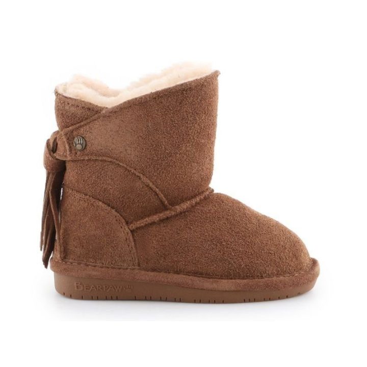 Vaikiški odiniai sniego batai Bearpaw Mia, rudi