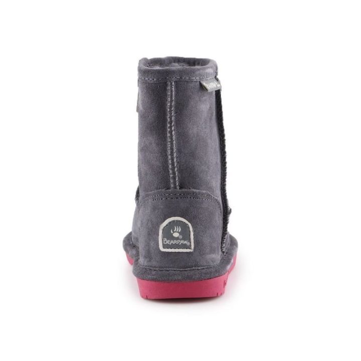 Vaikiški pašiltinti sniego batai su užtrauktuku Bearpaw Emma, pilki