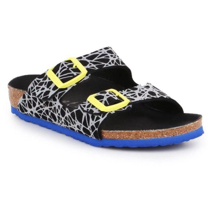 Vaikiškos šlepetės su dviem reguliuojamais dirželiais Birkenstock Arizona