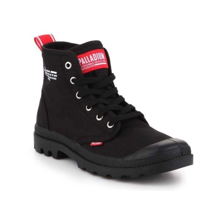 Vyriški sportbačiai aukštu auliuku Palladium Pampa Hi Dare, juodi