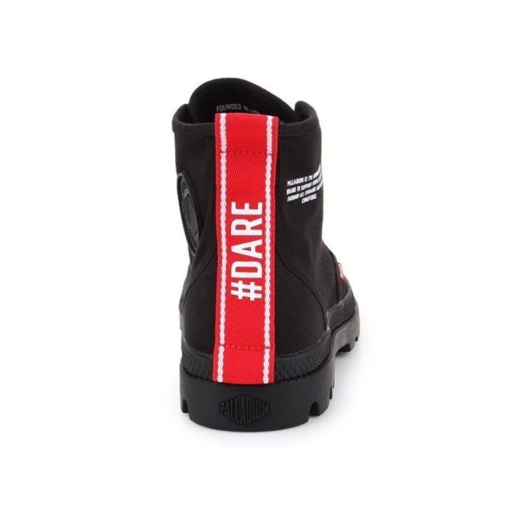 Vyriški sportbačiai aukštu auliuku Palladium Pampa Hi Dare, juodi
