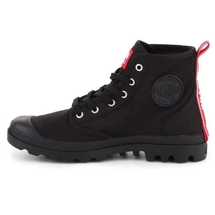 Vyriški sportbačiai aukštu auliuku Palladium Pampa Hi Dare, juodi