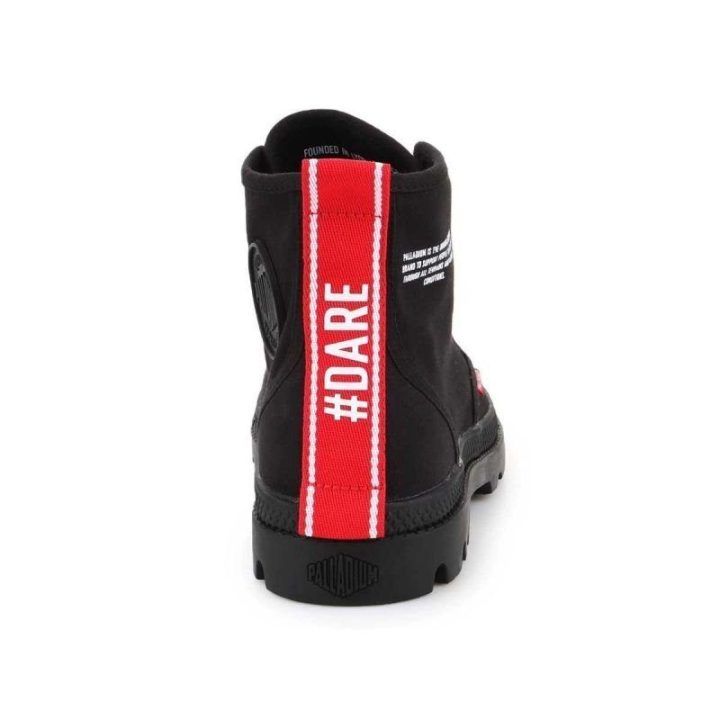 Vyriški sportbačiai aukštu auliuku Palladium Pampa Hi Dare, juodi