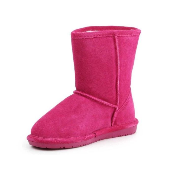 Žieminiai zomšiniai aulinukai mergaitėms Bearpaw, rožiniai