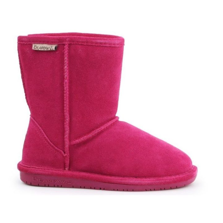 Žieminiai zomšiniai aulinukai mergaitėms Bearpaw, rožiniai