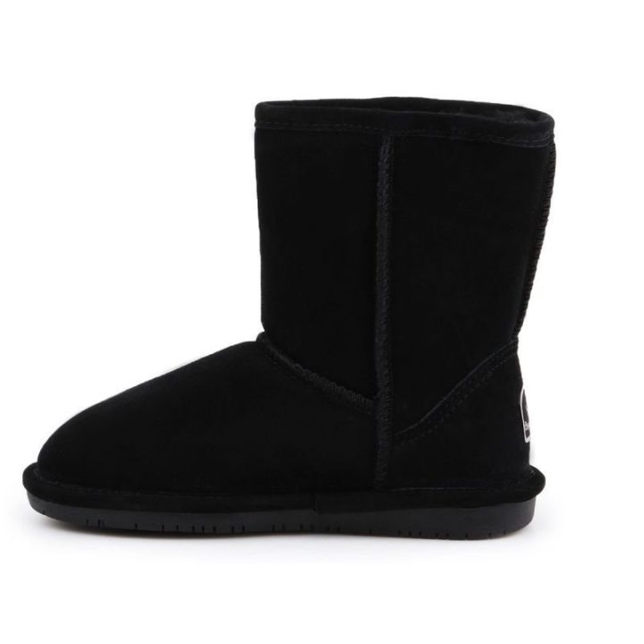 Vaikiški natūralios zomšos aulinukai Bearpaw NeverWet, juodi