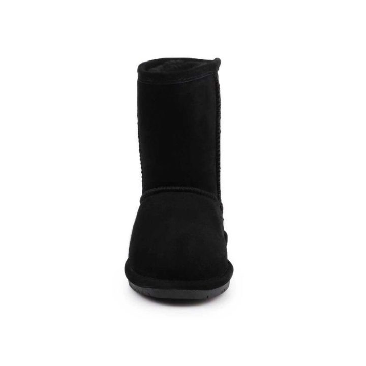 Vaikiški natūralios zomšos aulinukai Bearpaw NeverWet, juodi