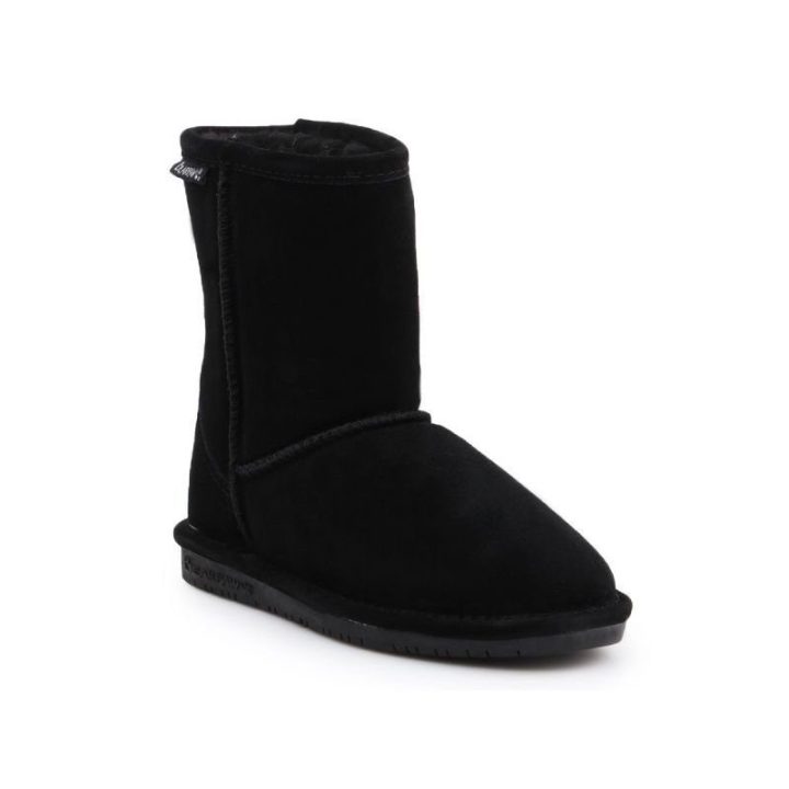 Vaikiški natūralios zomšos aulinukai Bearpaw NeverWet, juodi