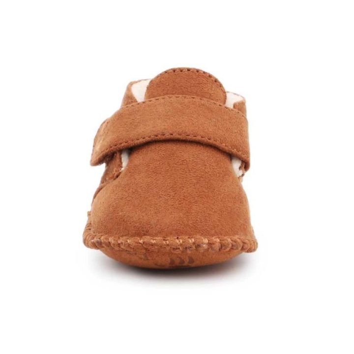 Batukai kūdikiams su kailiuku Bearpaw, rudi