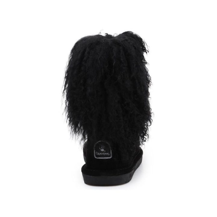 Vaikiški aukšti žieminiai batai Bearpaw Boo, juodi
