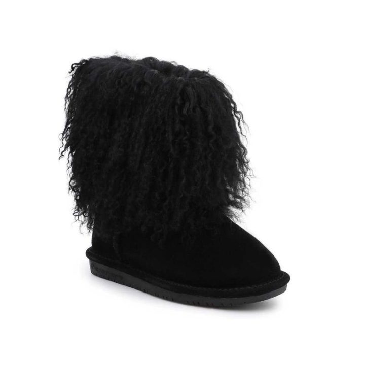 Vaikiški aukšti žieminiai batai Bearpaw Boo, juodi