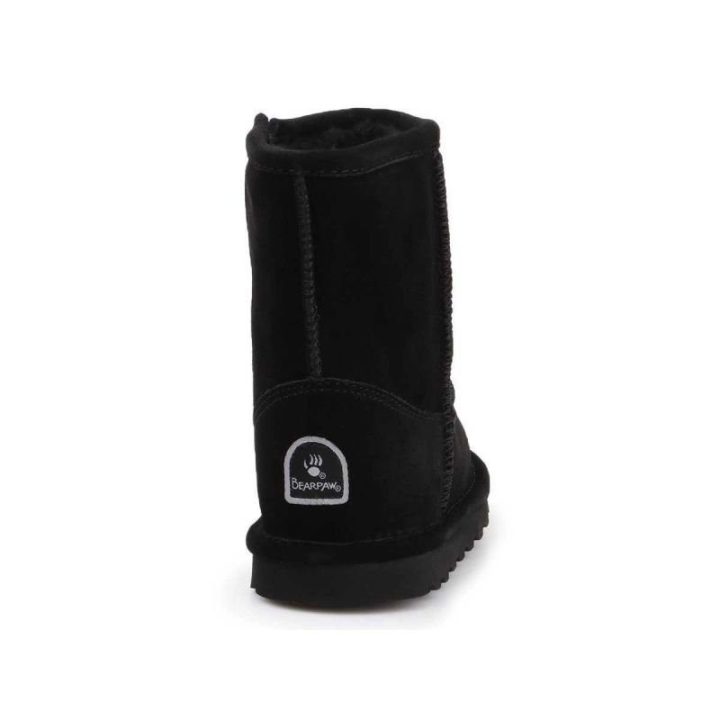 Vaikiški žieminiai batai su užtrauktuku Bearpaw Elle, juodi