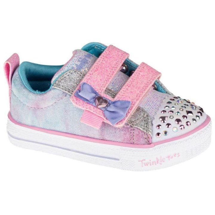 Vaikiški sportbačiai Skechers Shuffle Lite Sweet Supply, įvairiaspalviai