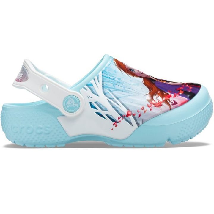 Vaikiškos klumpės su Frozen 2 personažais Crocs, mėlynos