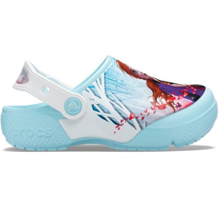 Vaikiškos klumpės su Frozen 2 personažais Crocs, mėlynos