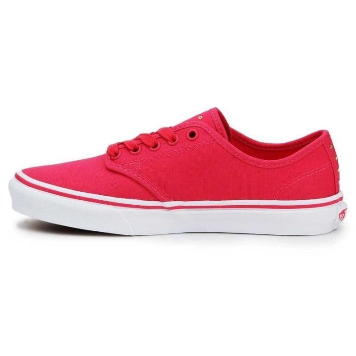 Moteriški žemo profilio sportbačiai Vans Camden Stripe, raudoni