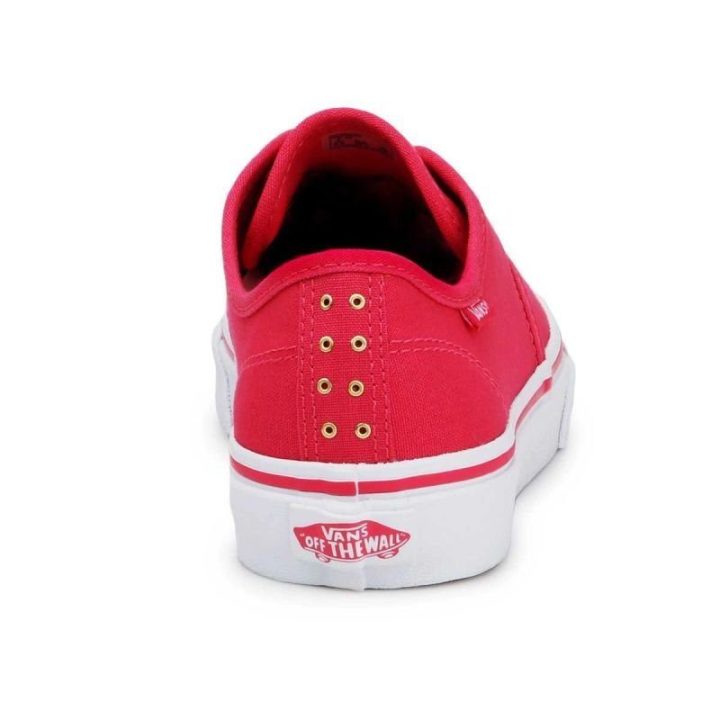 Moteriški žemo profilio sportbačiai Vans Camden Stripe, raudoni