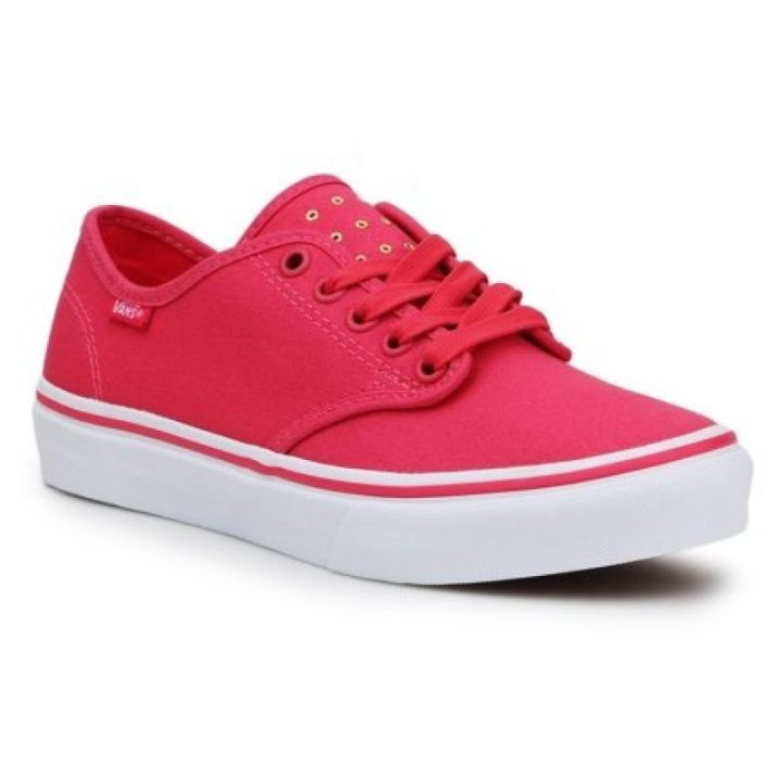 Moteriški žemo profilio sportbačiai Vans Camden Stripe, raudoni