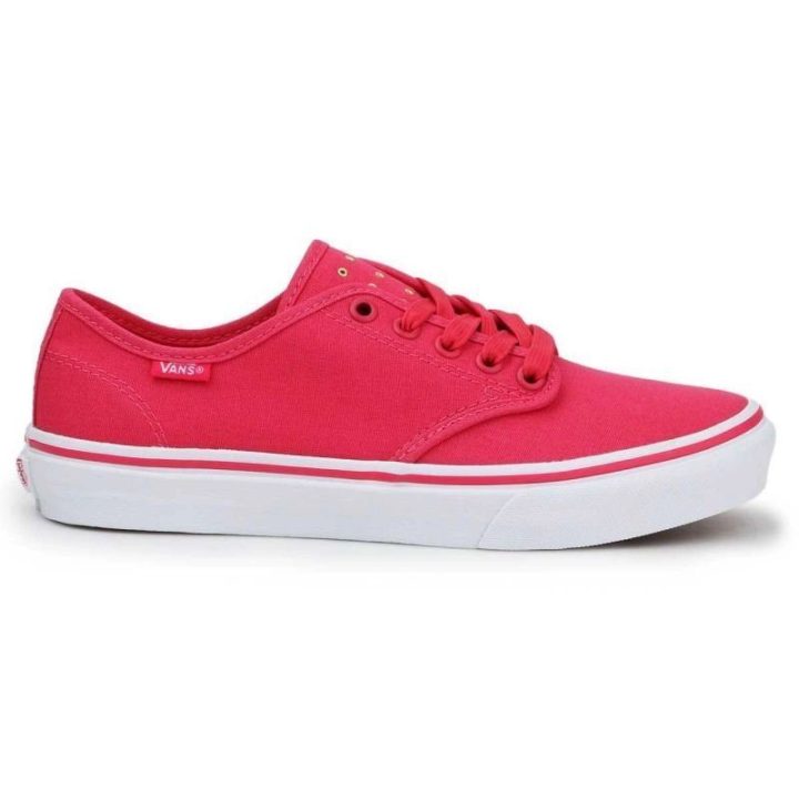Moteriški žemo profilio sportbačiai Vans Camden Stripe, raudoni