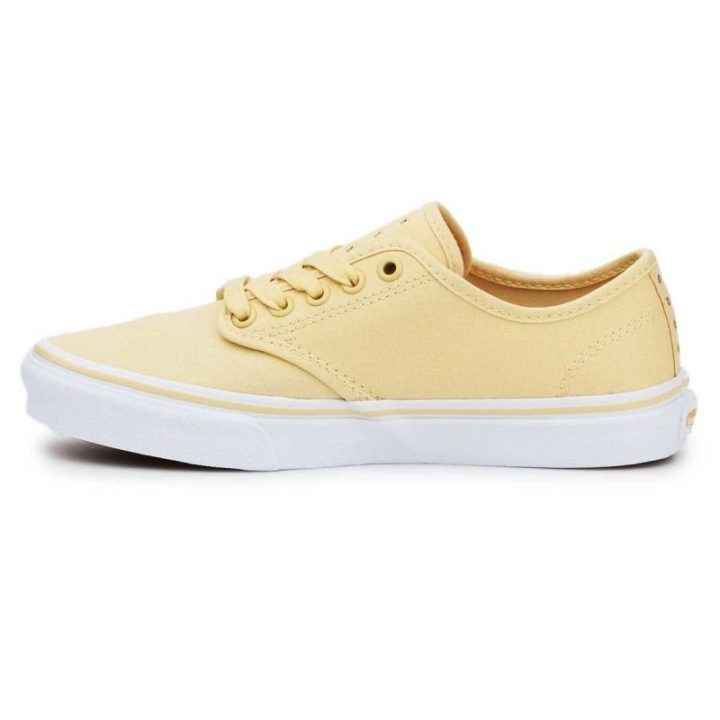 Moteriški žemo profilio laisvalaikio batai Vans Camden Stripe, geltoni