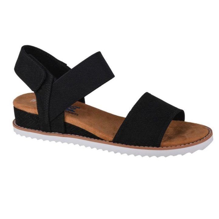 Moteriškos basutės su lipukais Skechers Desert Kiss, juodos