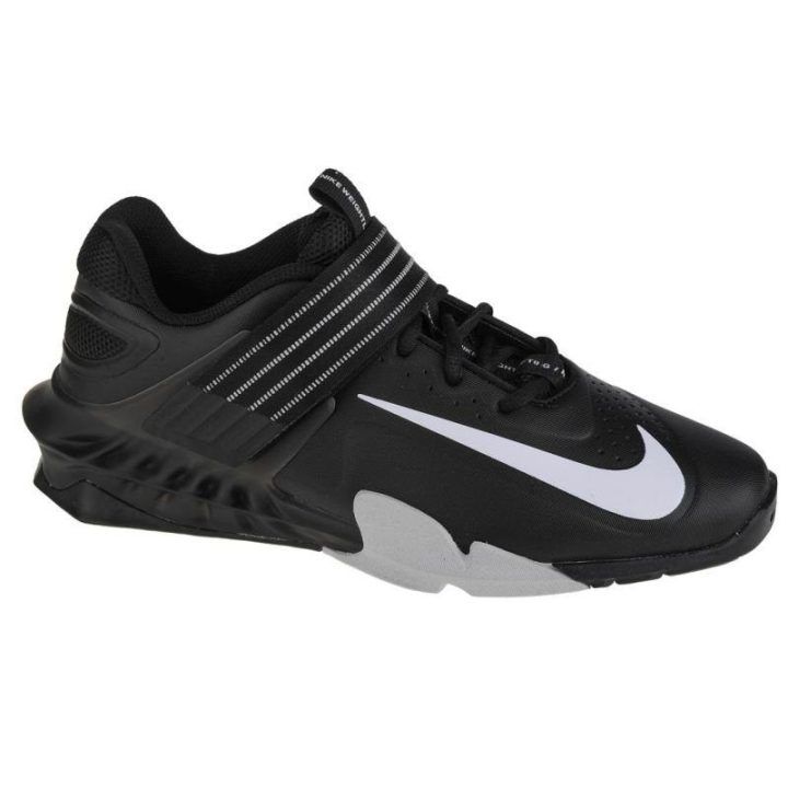 Vyriški treniruočių bateliai su lipuku Nike Savaleos, juodi