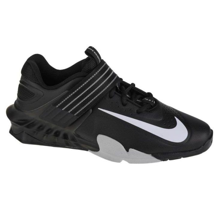 Vyriški treniruočių bateliai su lipuku Nike Savaleos, juodi
