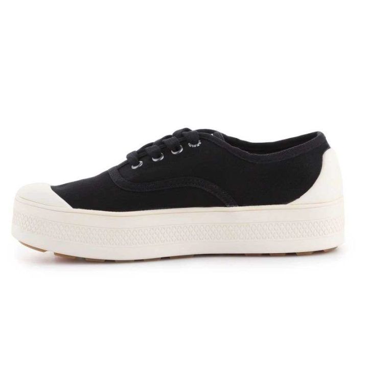 Elegantiški moteriški žemi kedai Palladium Sub Low CVS, juodi