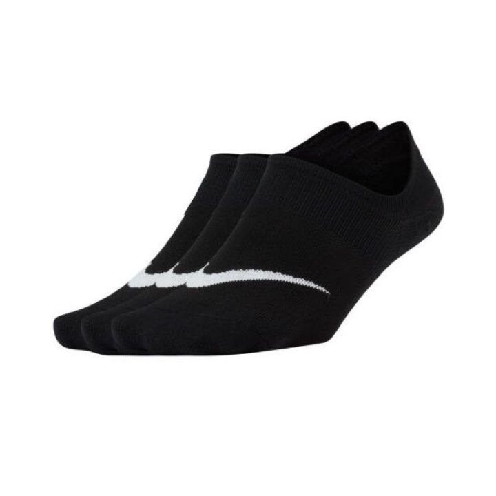 Moteriškos treniruočių kojinės Nike Everyday Plus Lightweight, 3 poros, juodos