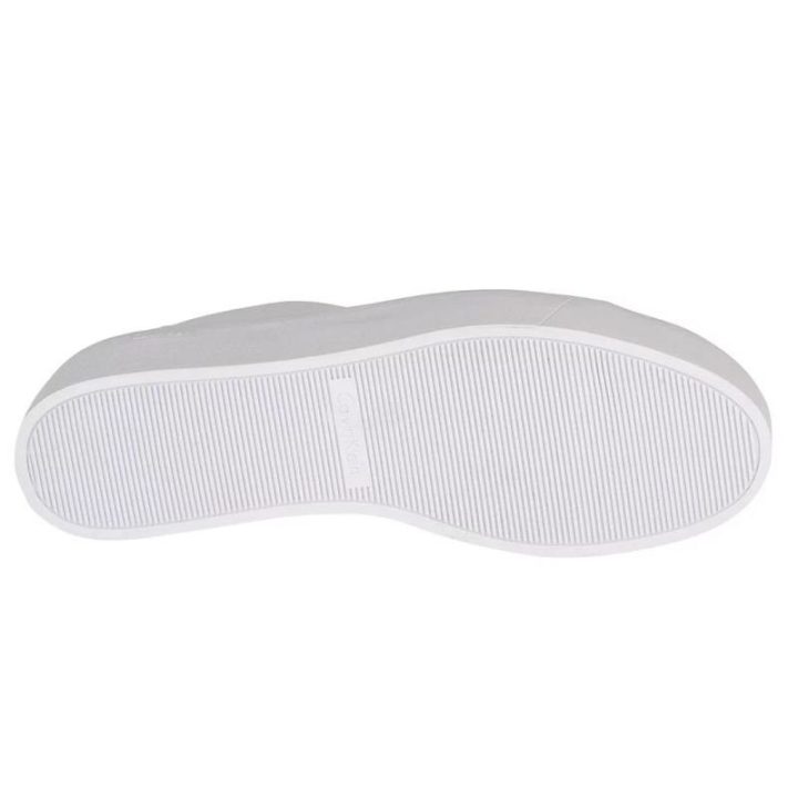 Moteriški sportbačiai su platforminiu padu Calvin Klein, balti