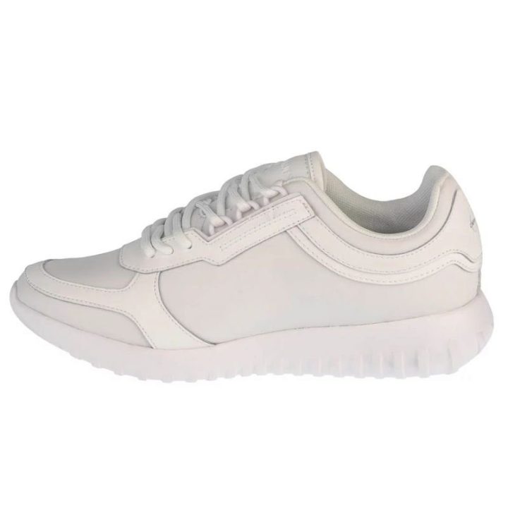 Moteriški sportbačiai su storu padu Calvin Klein Runner Laceup, balti