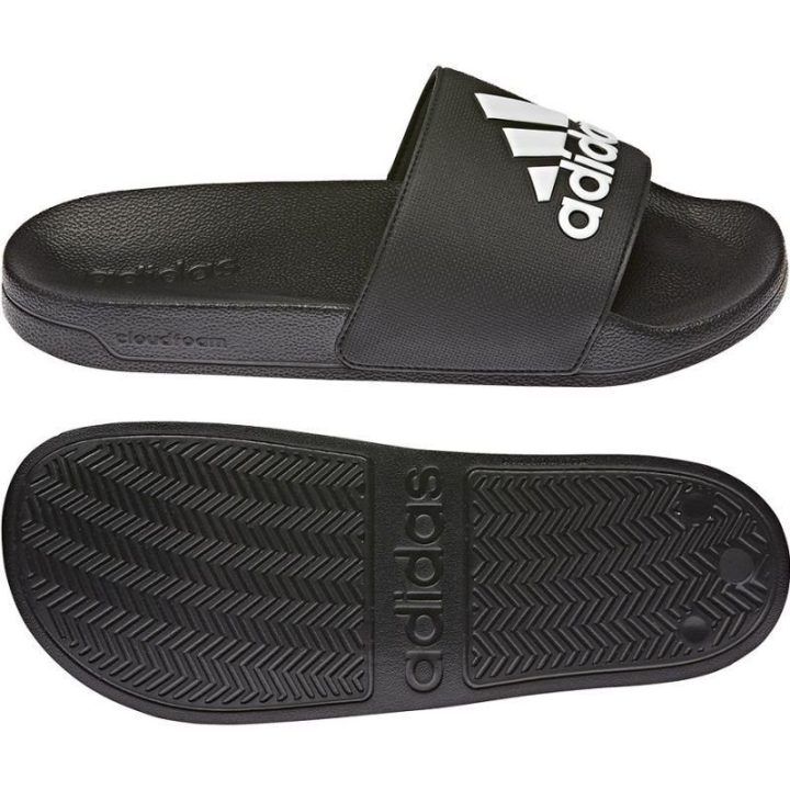 Uniseks šlepetės su Cloudfoam vidpadžiu adidas Adilette Shower, juodos
