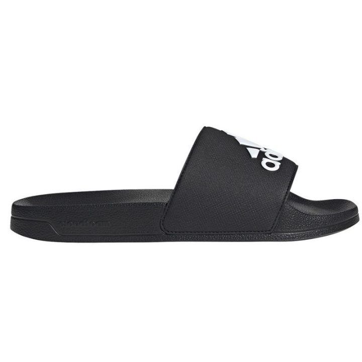 Uniseks šlepetės su Cloudfoam vidpadžiu adidas Adilette Shower, juodos