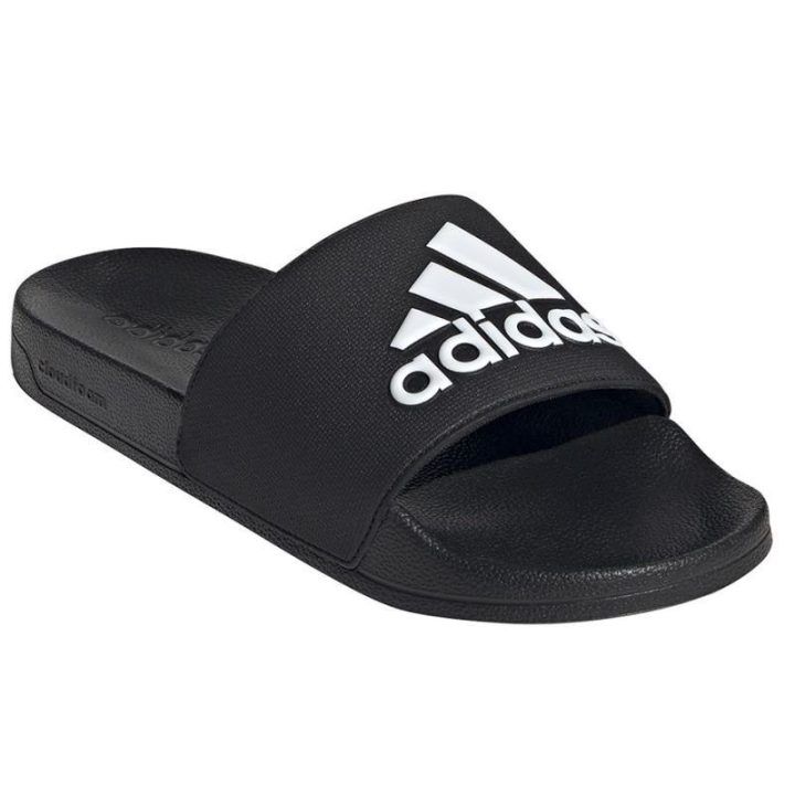 Uniseks šlepetės su Cloudfoam vidpadžiu adidas Adilette Shower, juodos