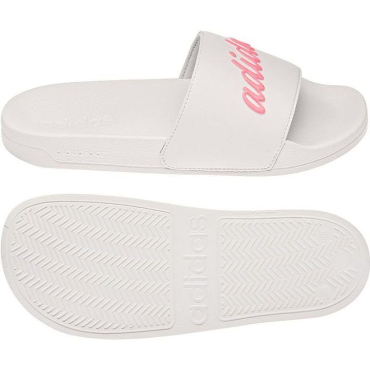 Moteriškos šlepetės adidas Adilette Shower, baltos